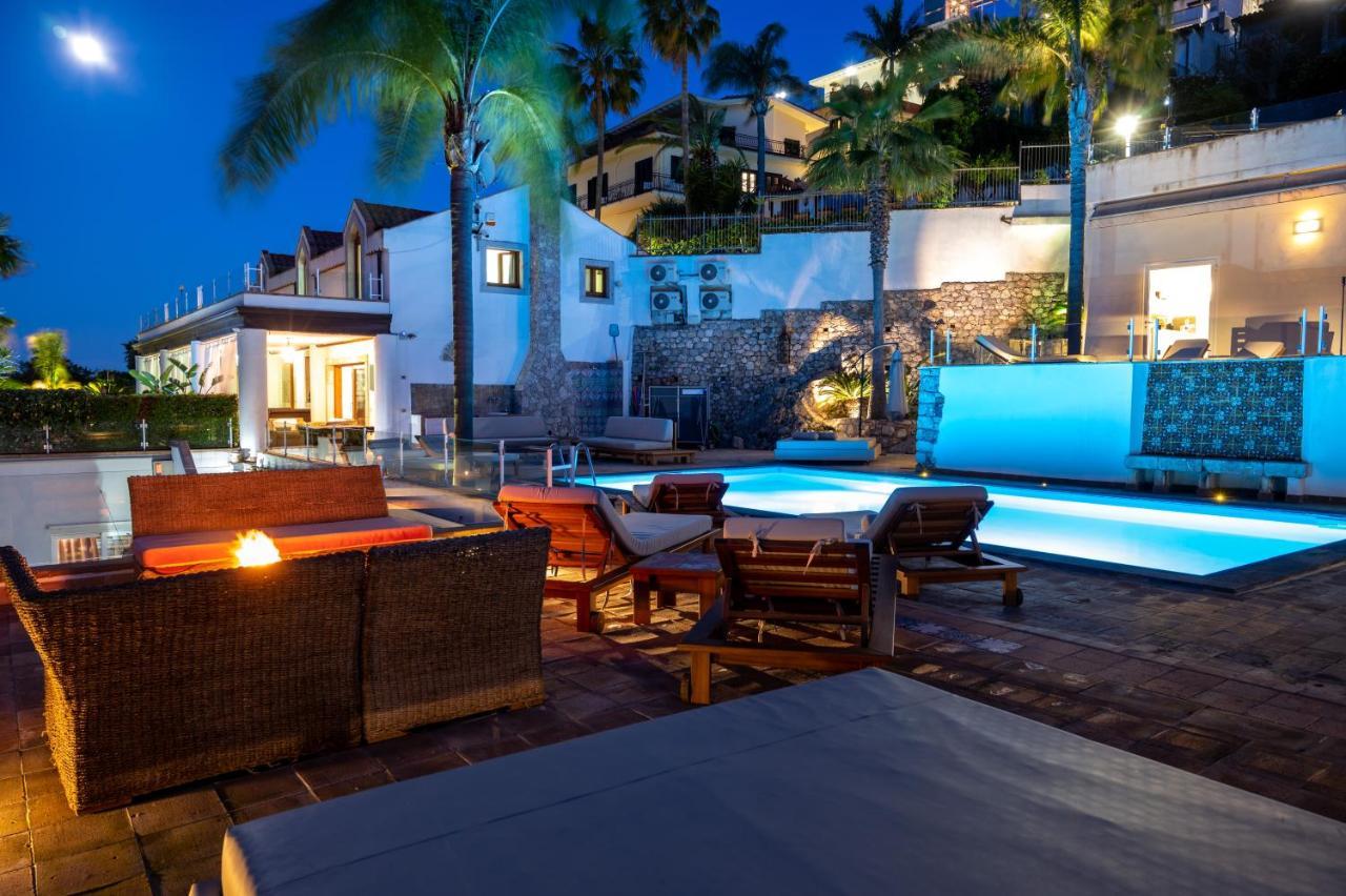Luxury Taorum Villa With Spectacular Sea Views In Taormina Exteriör bild