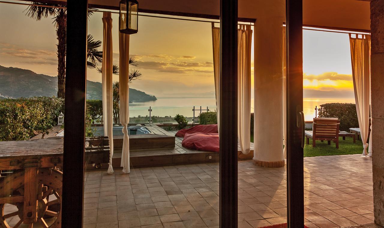 Luxury Taorum Villa With Spectacular Sea Views In Taormina Exteriör bild